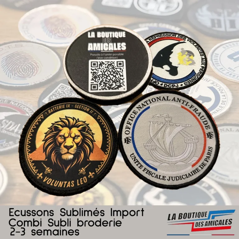 Écusson Sublimé & Combo Broderie – La Précision Ultime pour votre Amicale