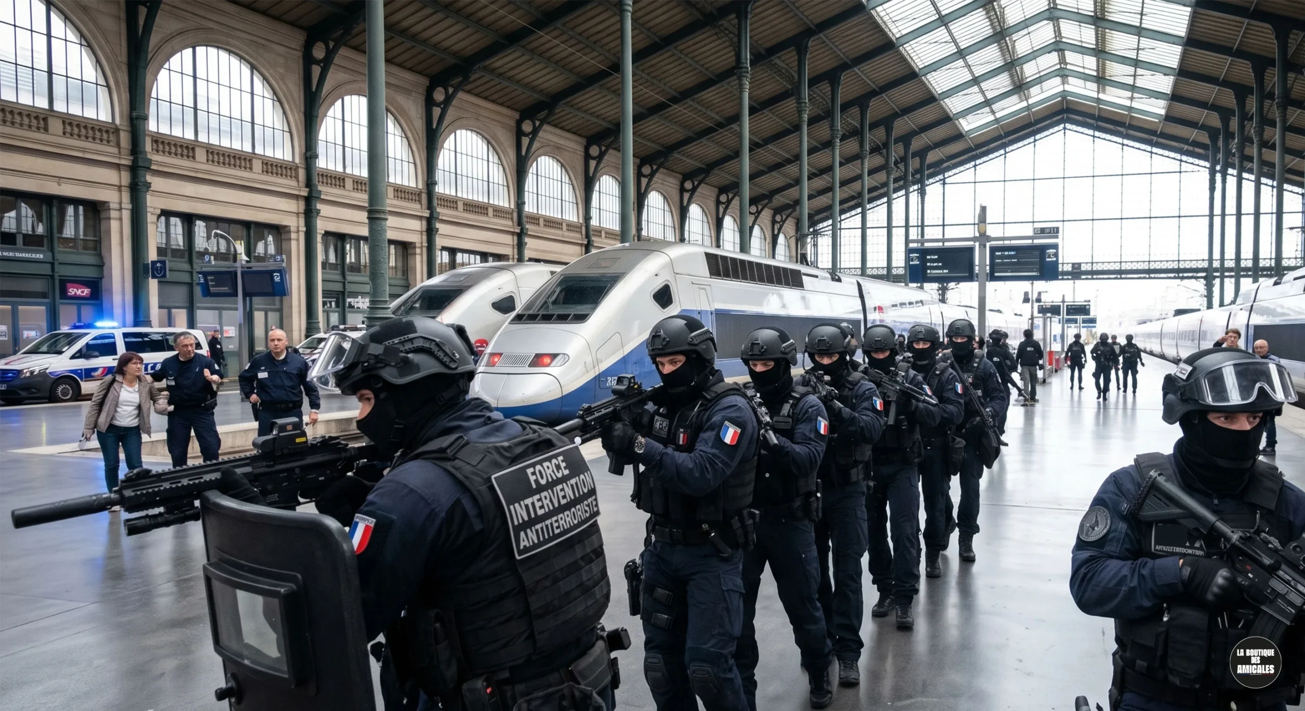 Intervention antiterroriste des forces spéciales