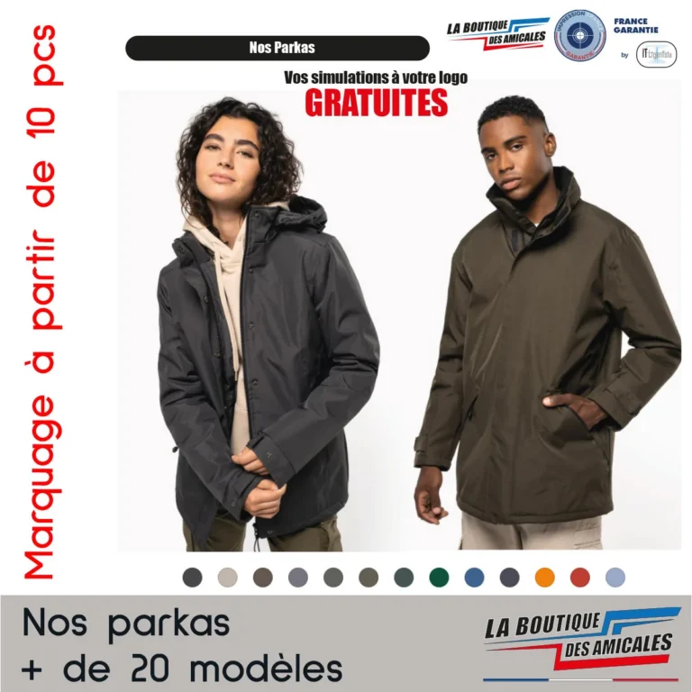 Parka Matelassée Homme & Femme – Protection et Chaleur