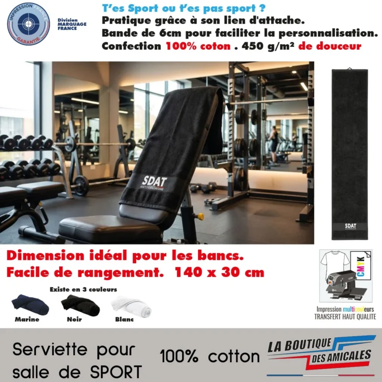 Serviette de Sport Premium – Préparez-vous à l'Action