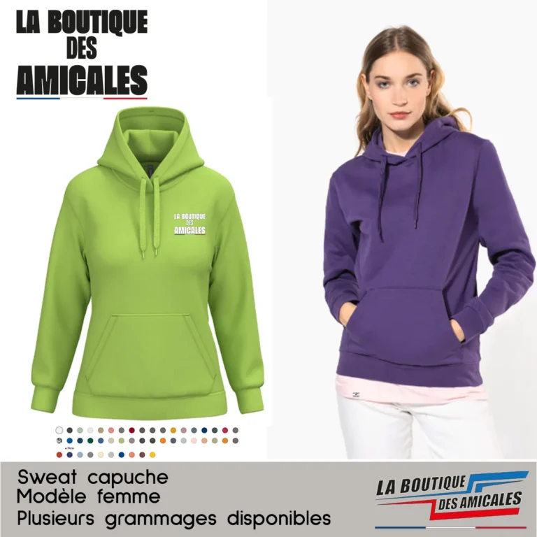 Sweat-shirt à Capuche Femme – Confort, Style et Identité