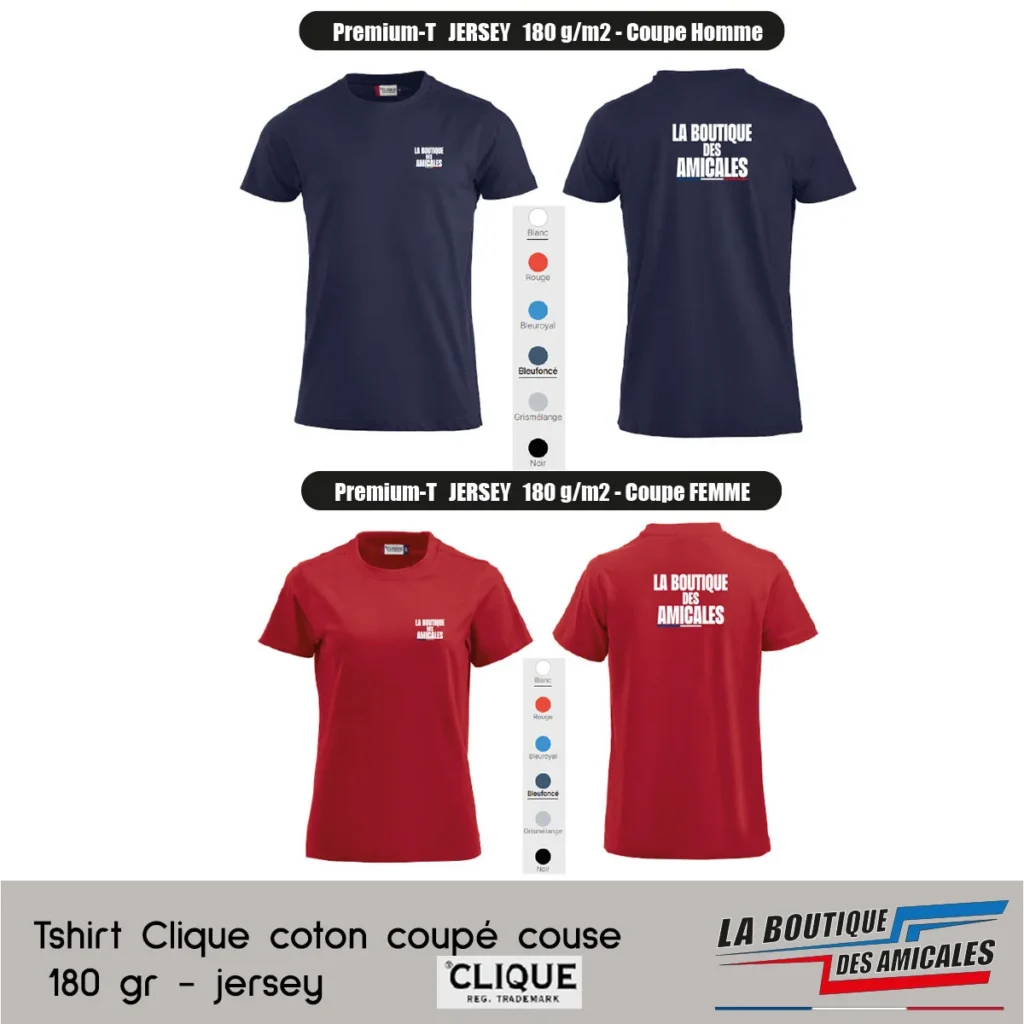 T-shirt CLIQUE Premium-T – La Robustesse au Service de votre Unité